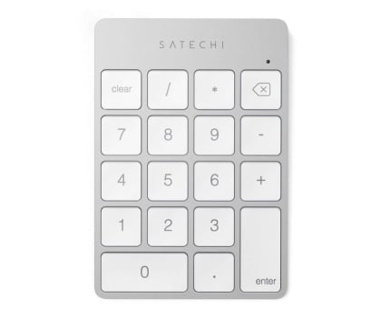 Klawiatura bezprzewodowa Satechi Slim Wireless Keypad BT (silver)